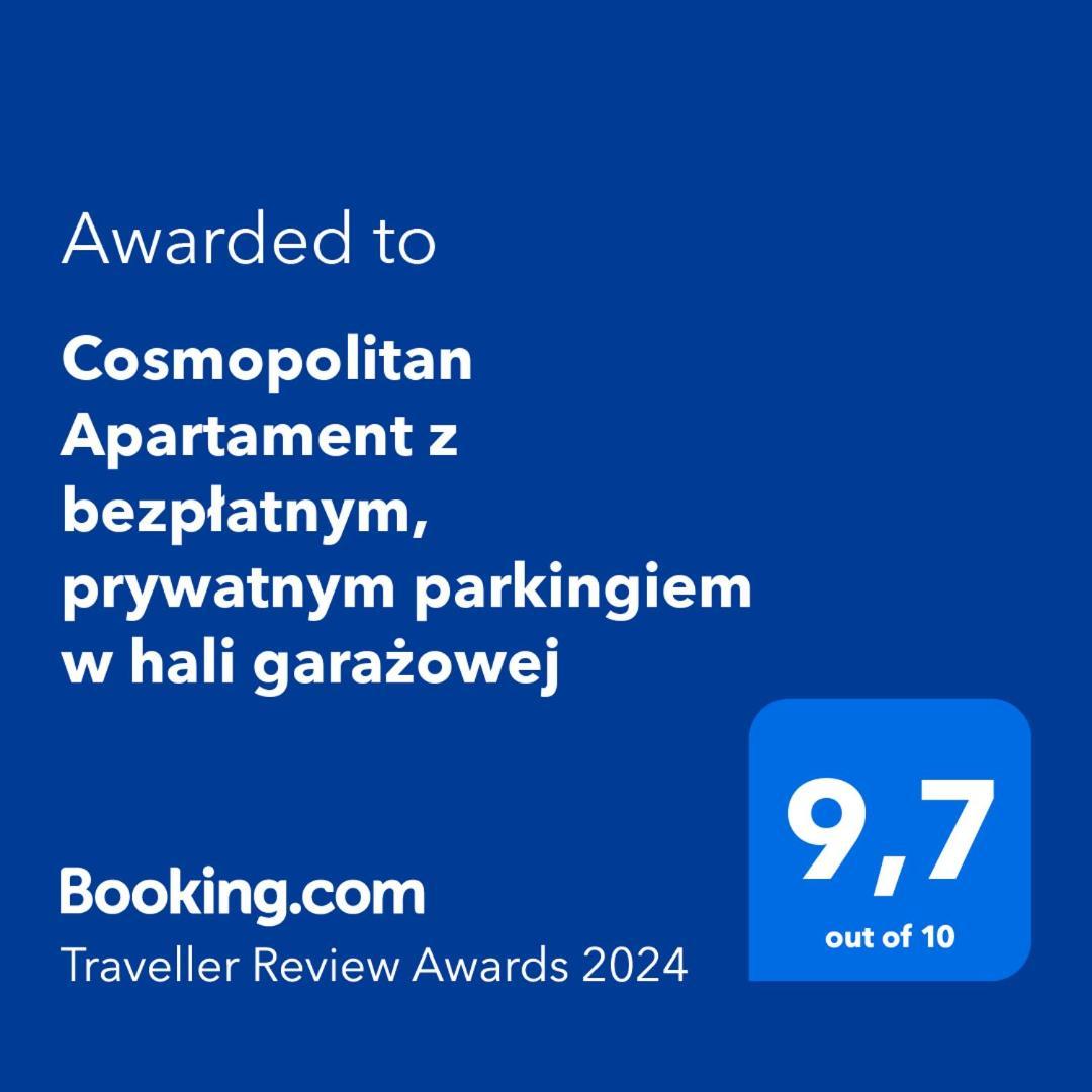 Cosmopolitan Apartament Z Bezplatnym, Prywatnym Parkingiem W Hali Garazowej Торунь Екстер'єр фото